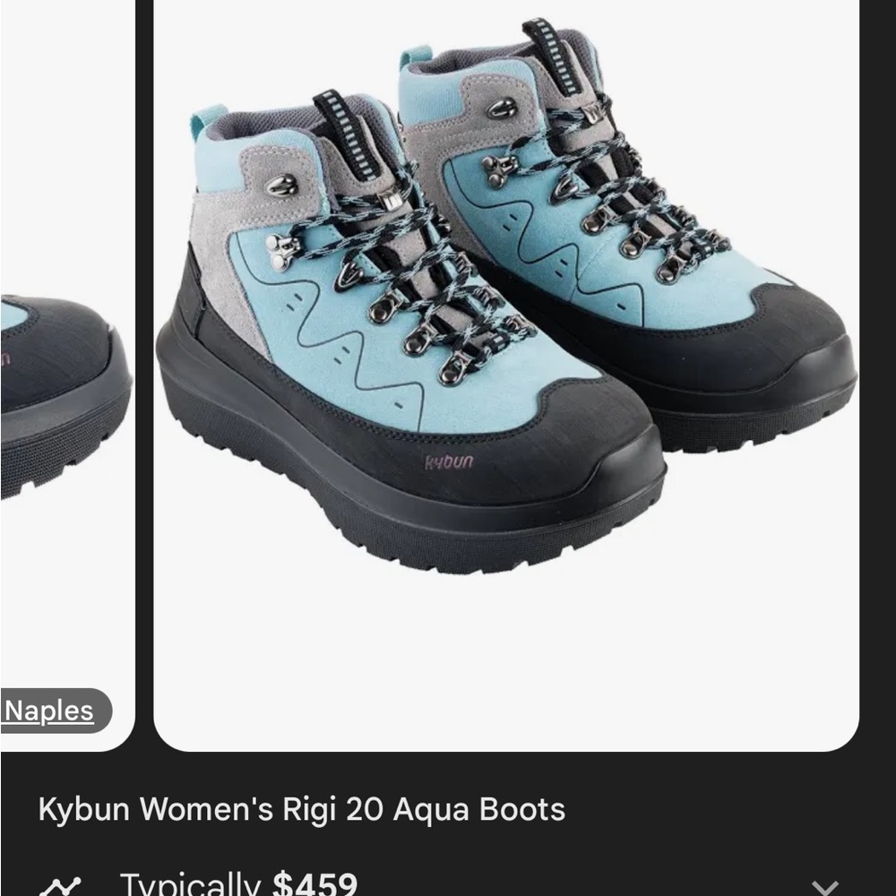 KYBUN WOMEN'S RIGI 20 AQUA HIKING BOOT | Size 39